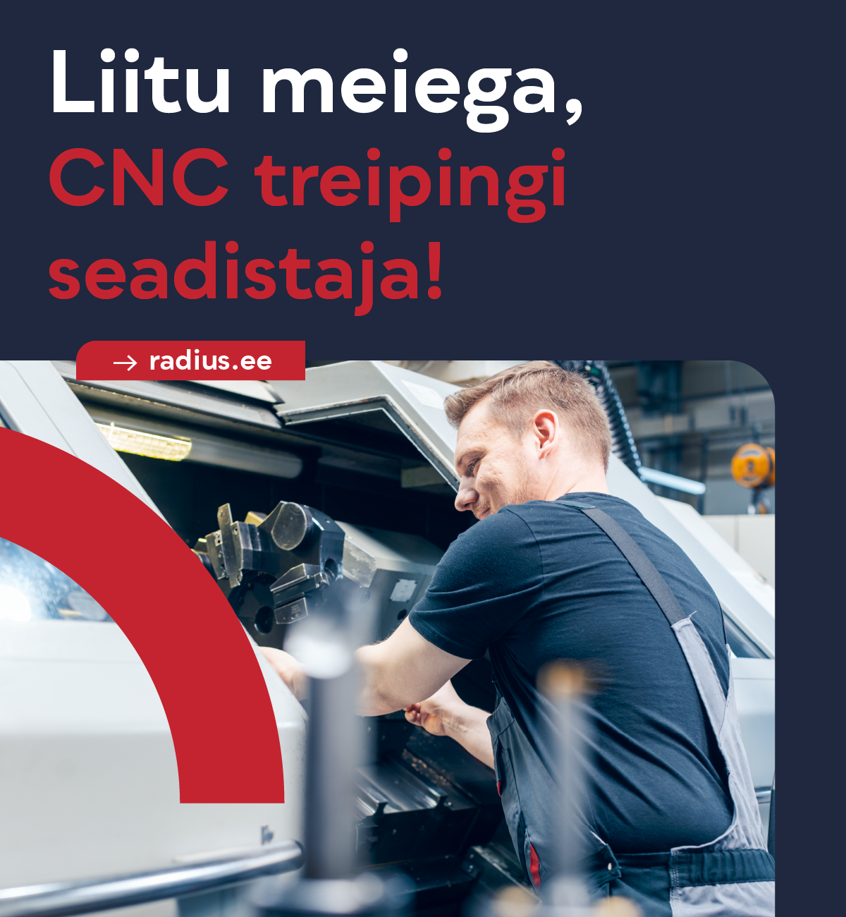 CNC treipingi seadistaja pildil
