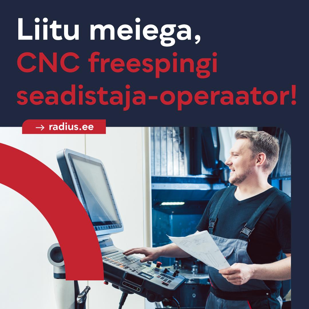 CNC freespingi seadistaja-operaator