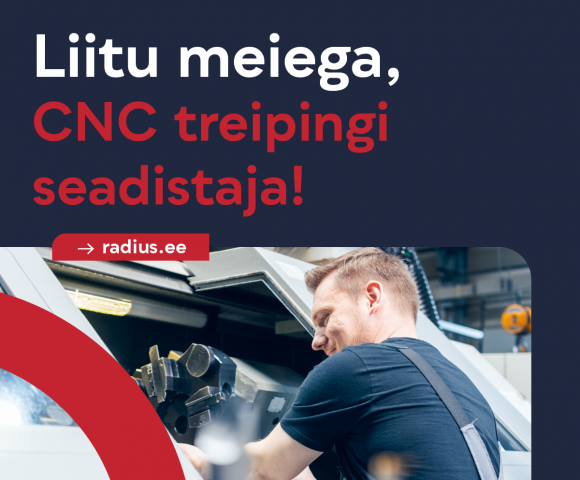 CNC treipingi seadistaja pildil