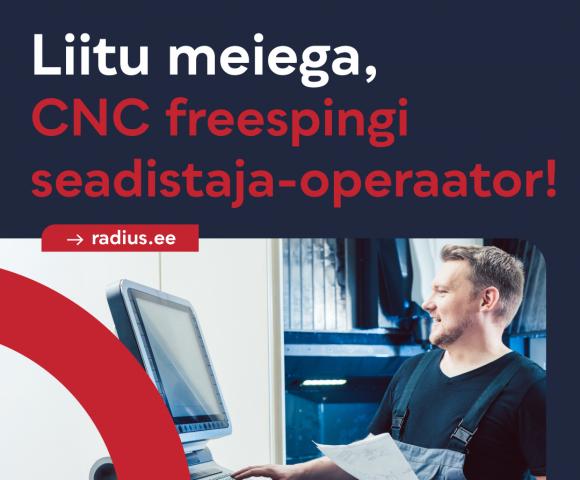 CNC freespingi seadistaja-operaator