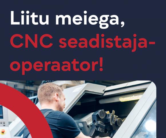 CNC treipingi operaator seadistamas treipinki